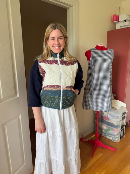 Upcycled Quilted Vest