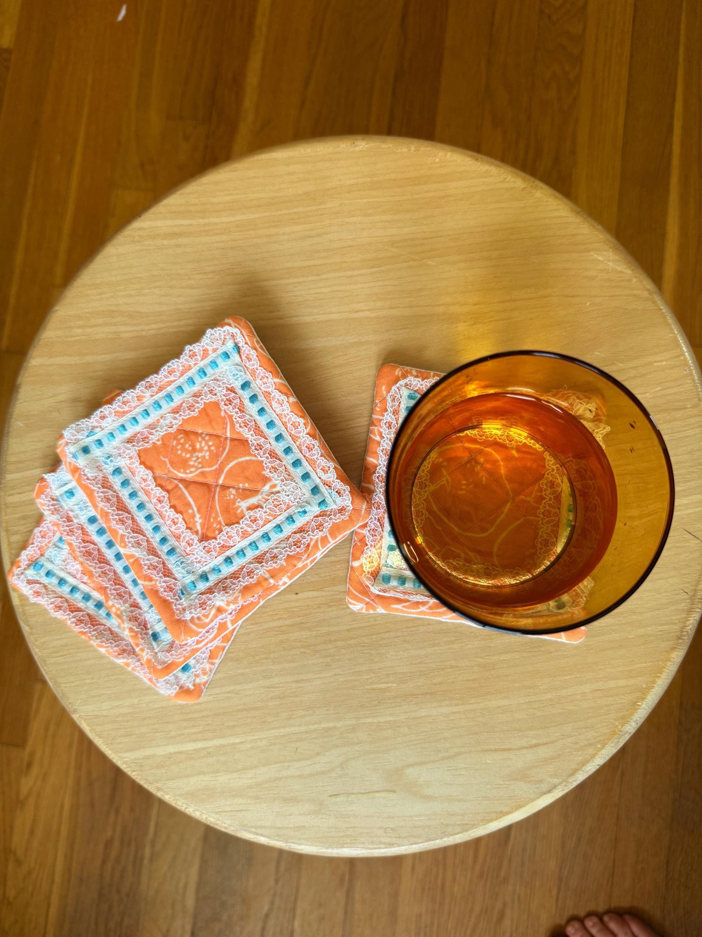 Quilted Coaster Set