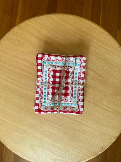 Quilted Coaster Set