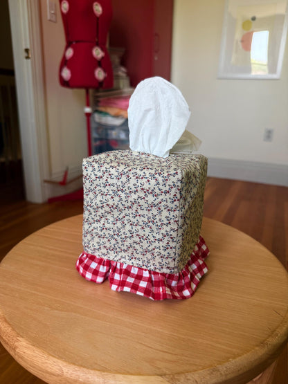 Ruffle Tissue Box Cover