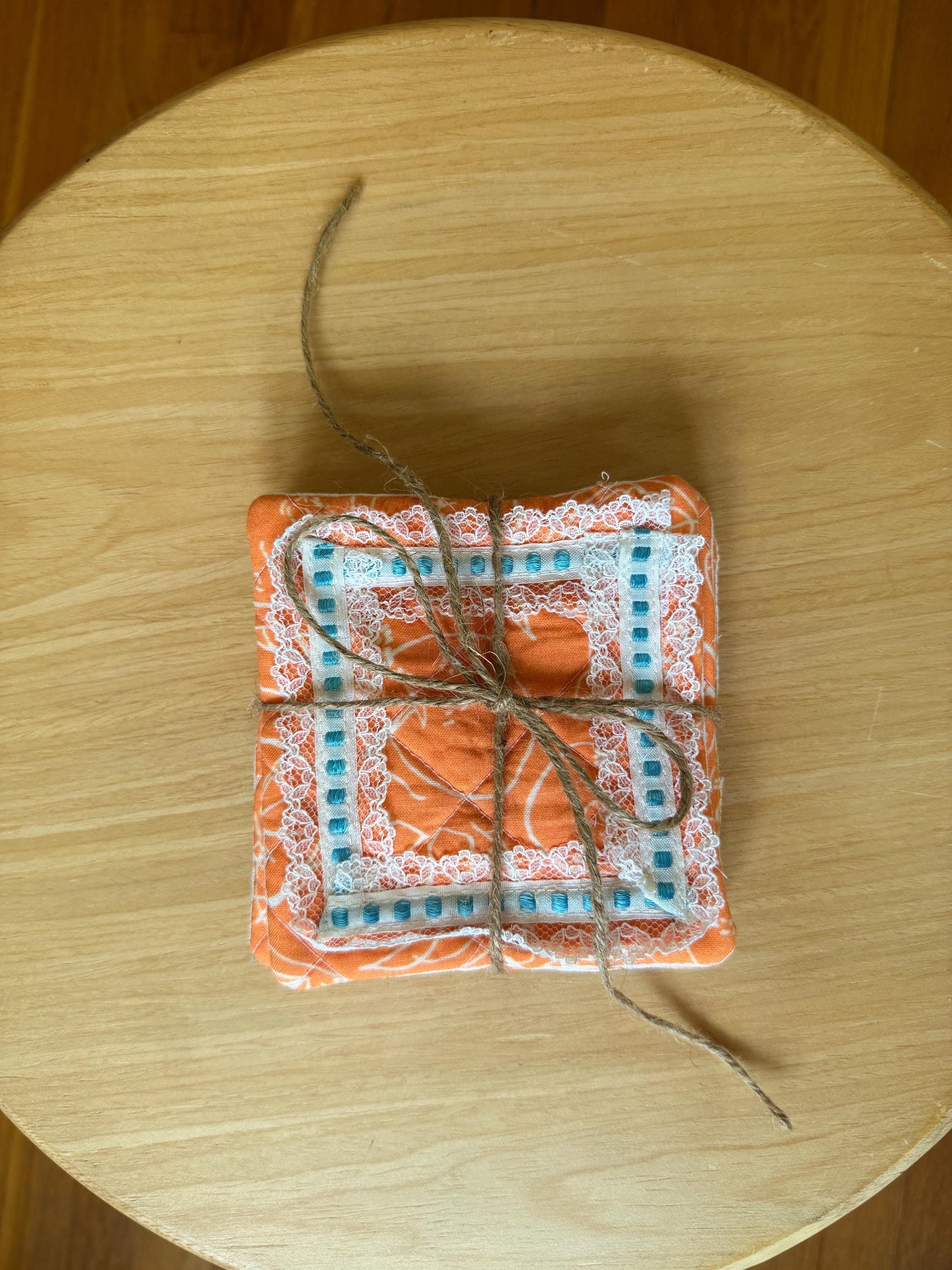 Quilted Coaster Set