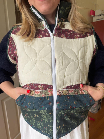 Upcycled Quilted Vest