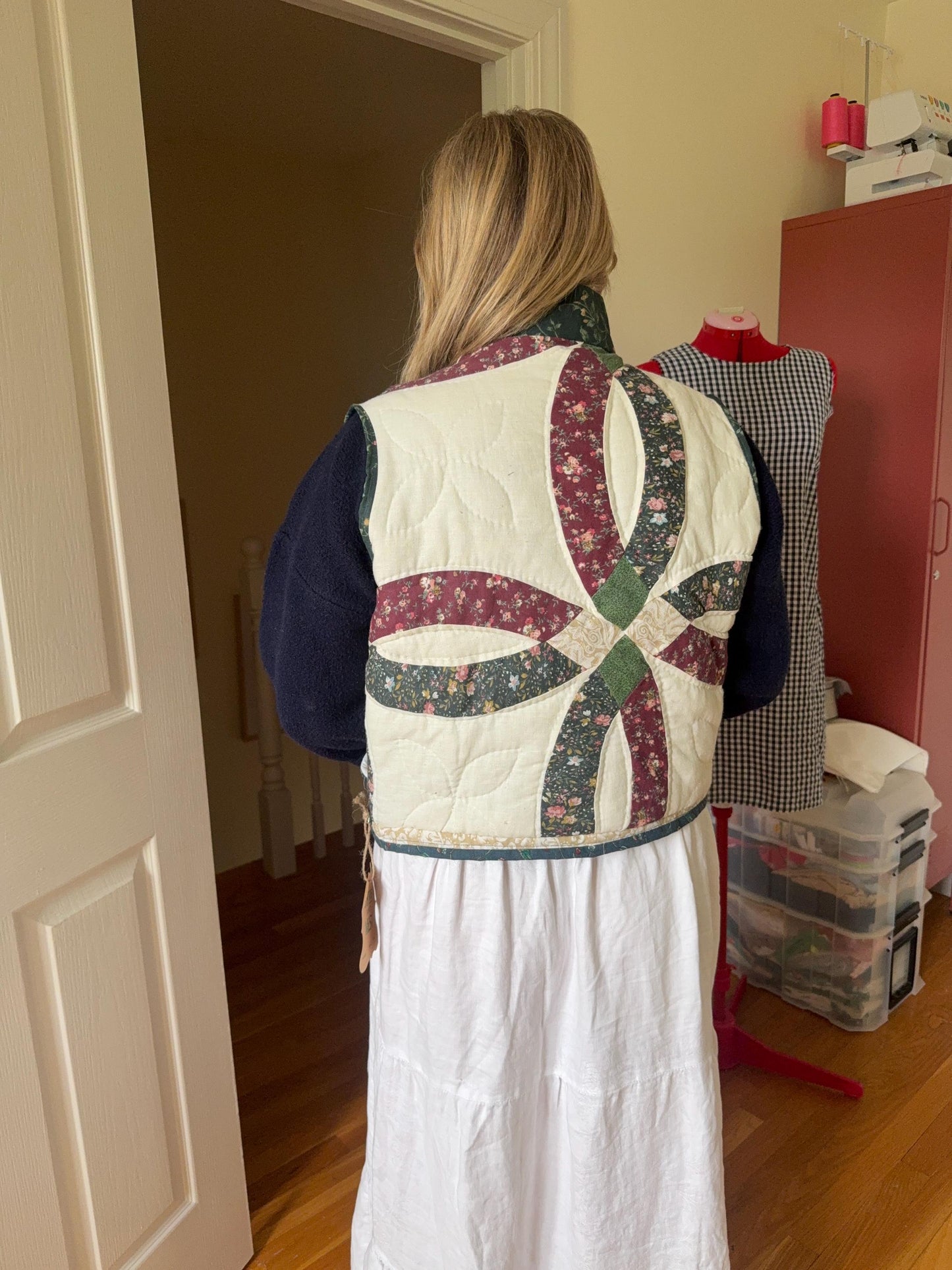 Upcycled Quilted Vest