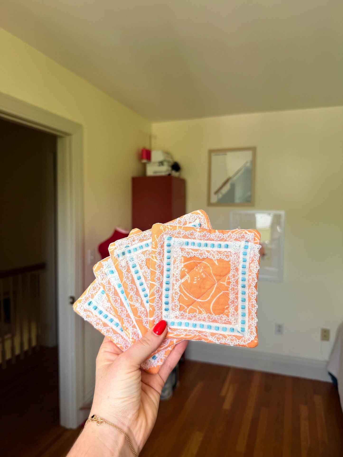Quilted Coaster Set