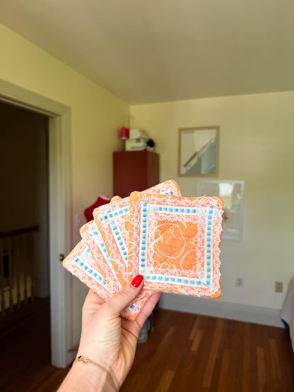 Quilted Coaster Set