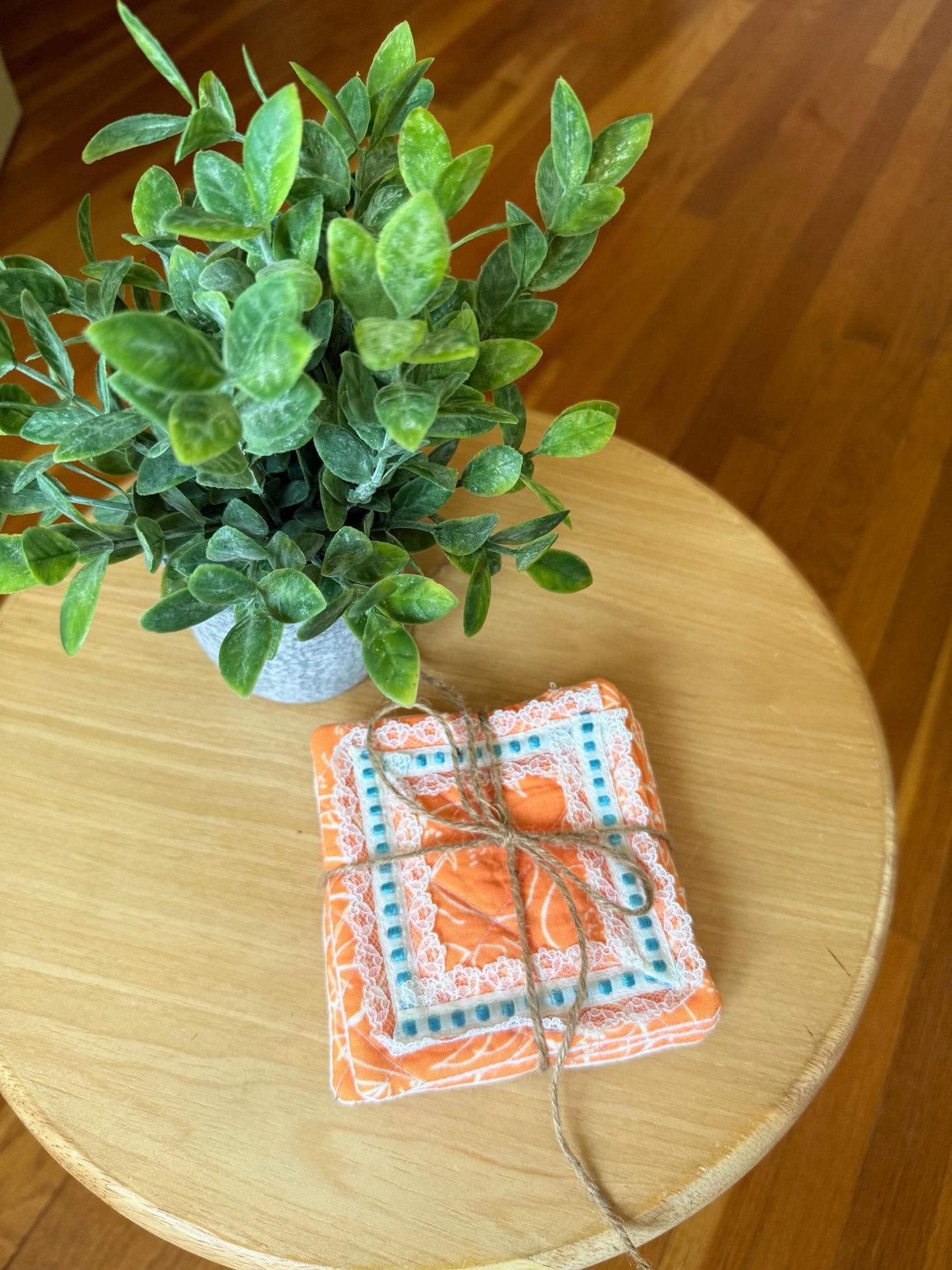 Quilted Coaster Set