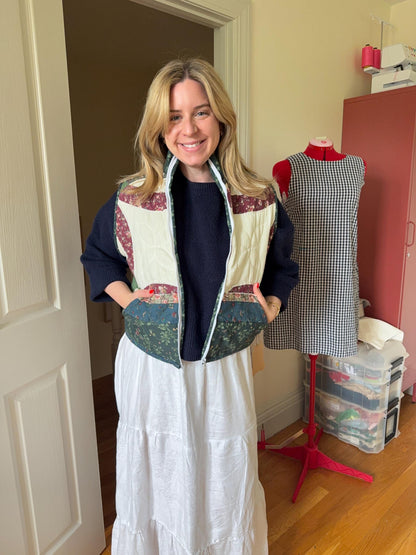 Upcycled Quilted Vest